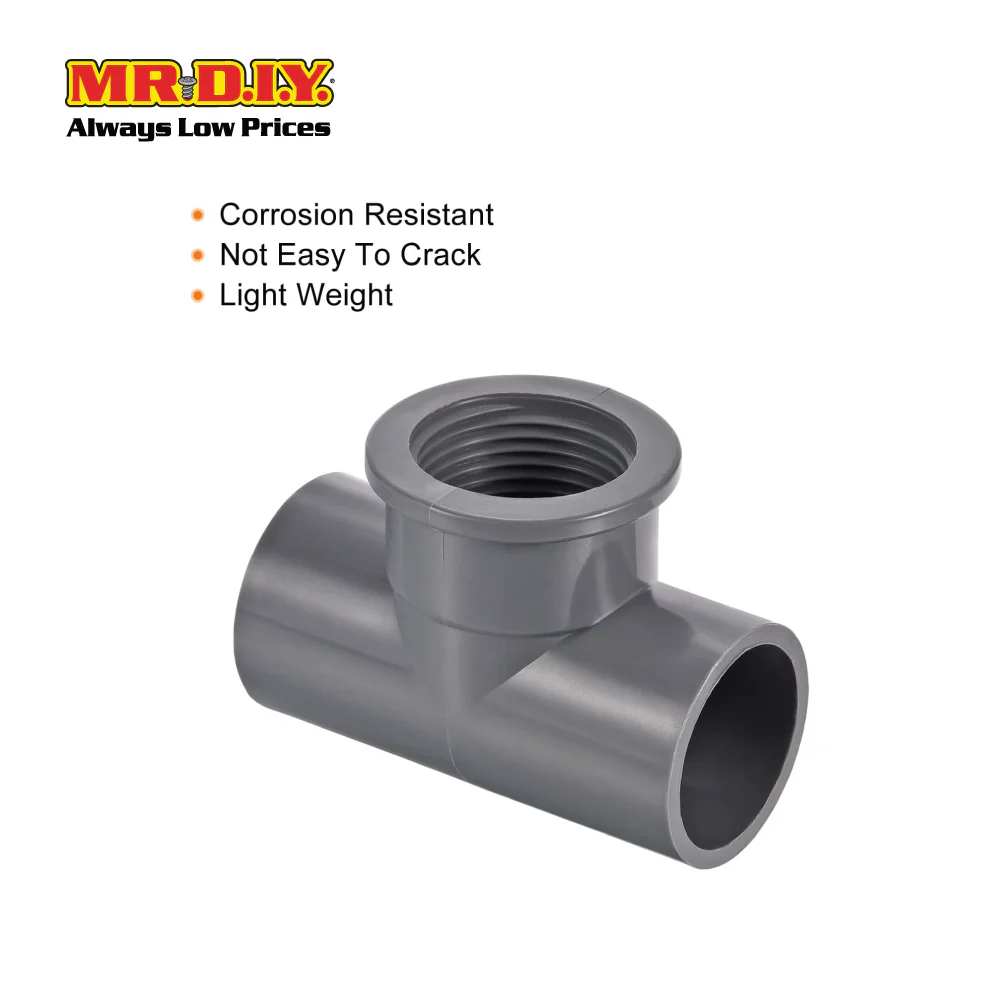 (MR.DIY) PVC 1/2" T Fitting Thread AM - Image 3