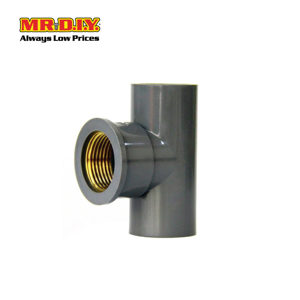 (MR.DIY) PVC 1/2" Thread Tee Fitting AM