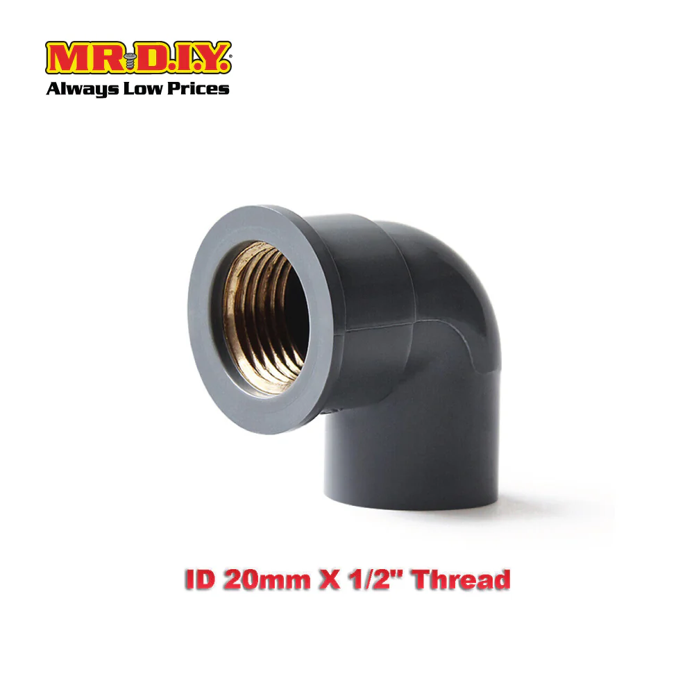 (MR.DIY) PVC 1/2" Threaded Elbow Am - Image 3