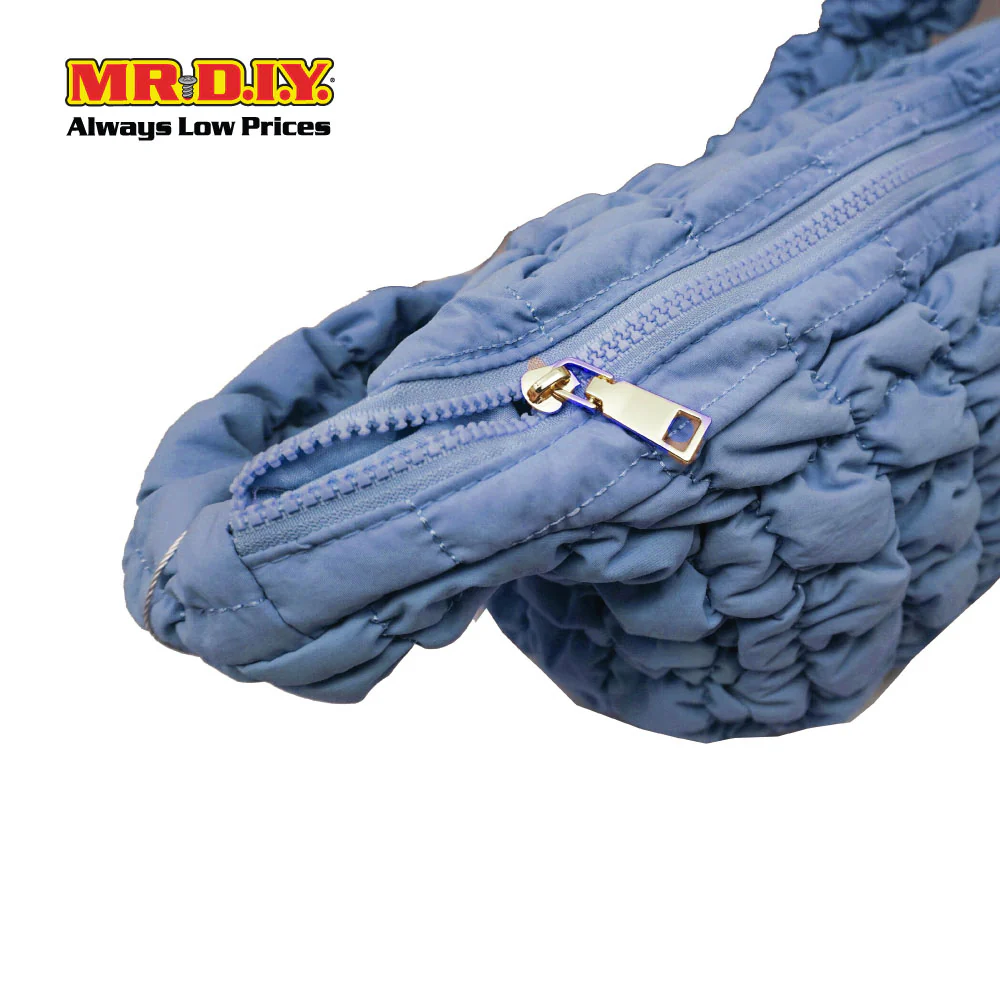 (MR. DIY) Quilted Puffer Crossbody Sling Bag -  BLUE - Color Series - Image 2