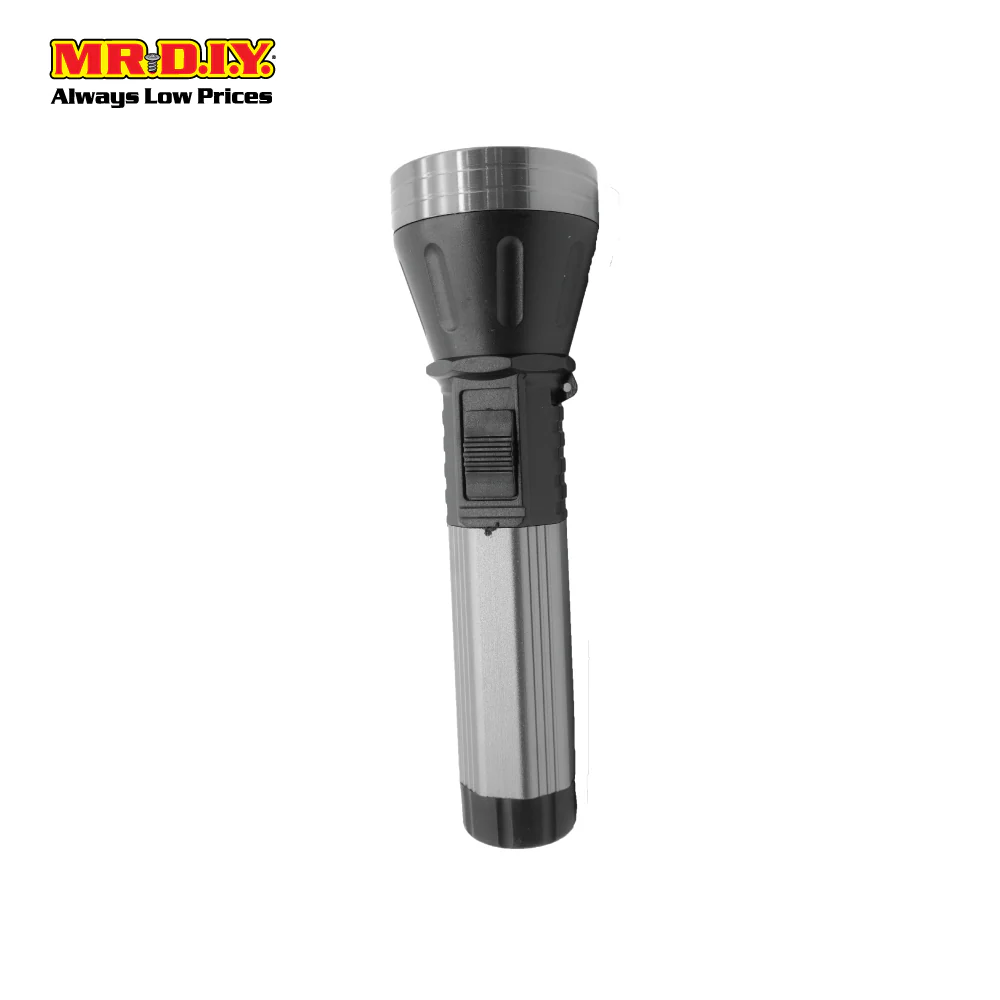 (MR.DIY) Rechargeable Aluminium Plastic LED Flashlight BL-6699 (15cm) - Image 6