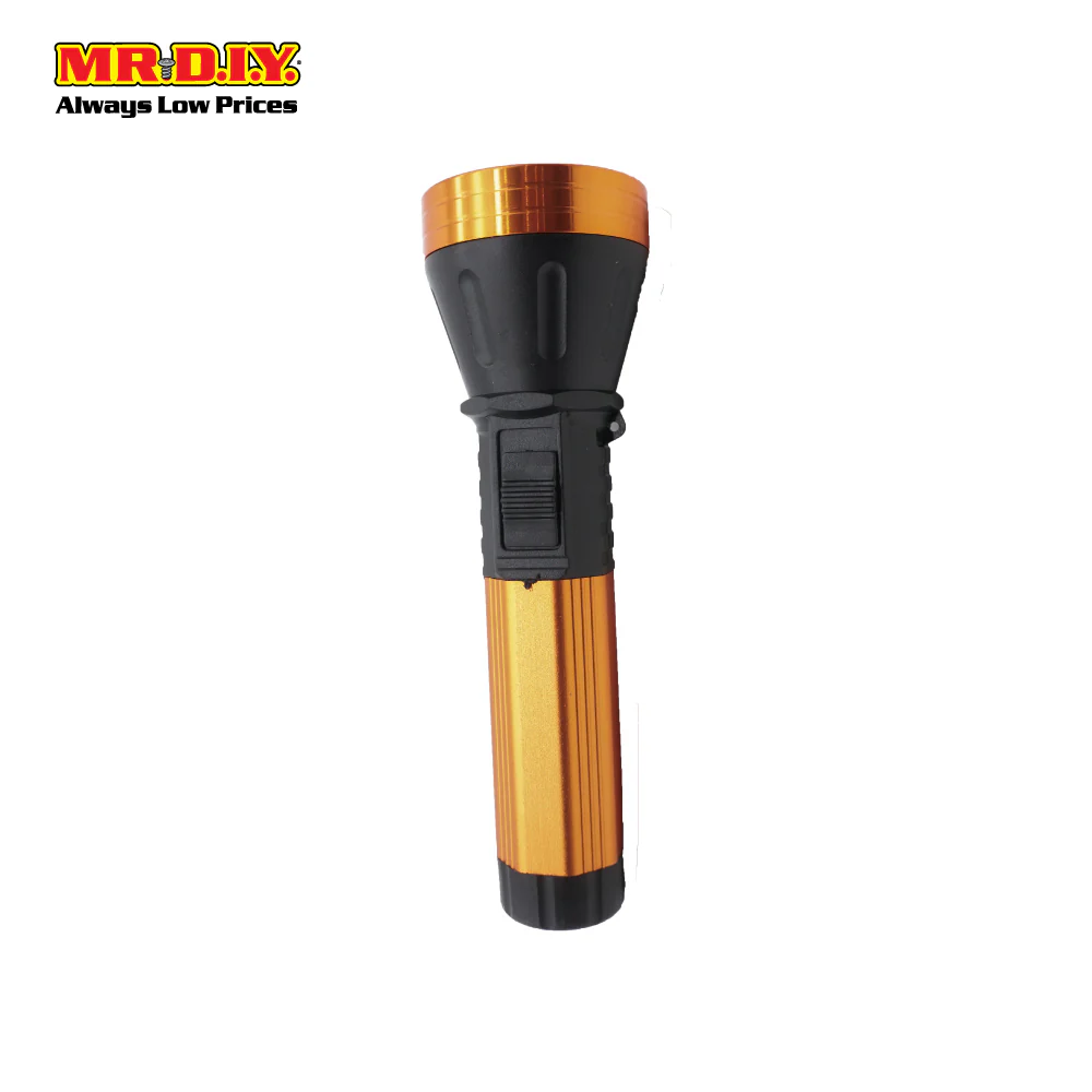 (MR.DIY) Rechargeable Aluminium Plastic LED Flashlight BL-6699 (15cm) - Image 7