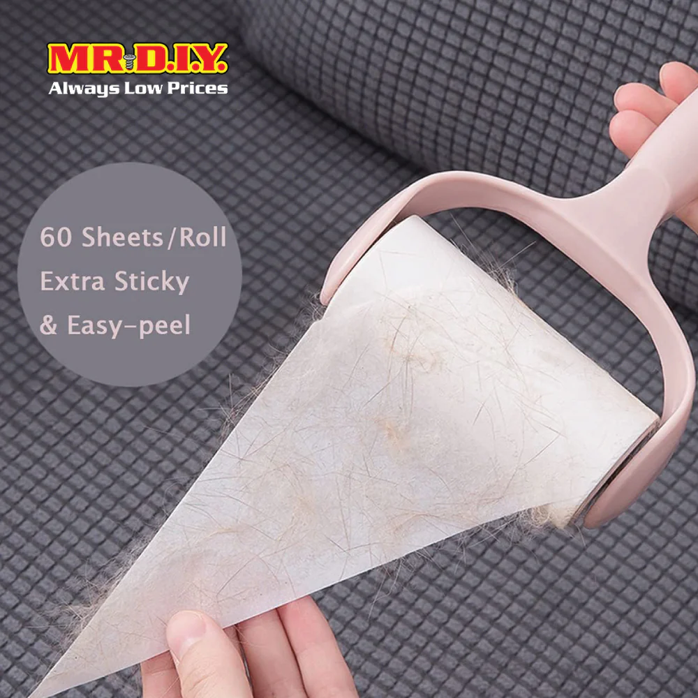 (MR.DIY) Refill Sticker Lint Roller Hair Dust Pet Fur Removal (3pcs) - Image 2