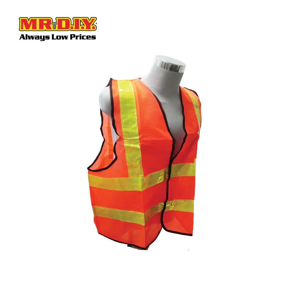 (MR.DIY) Reflective Polyester Safety Vest Orange (2XL) - Image 2