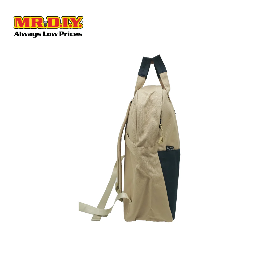 (MR.DIY) Relife All-Purpose Lifestyle Backpack ( 40 x 30 x 13 cm ) - Beige - Image 4