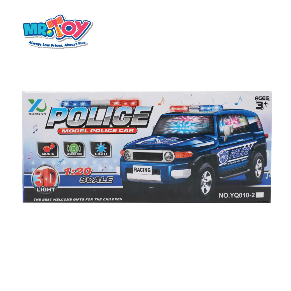 (MR.DIY) Rescue Advanced Simulation Police Car (1:20 Scale) - Image 6