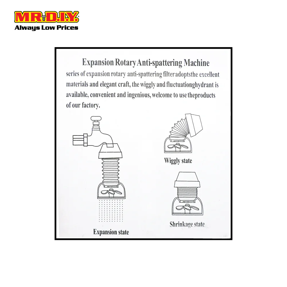 (MR.DIY) Retractable Multiple Angle Rotary Anti-Spattering Filter 8119 - Image 5