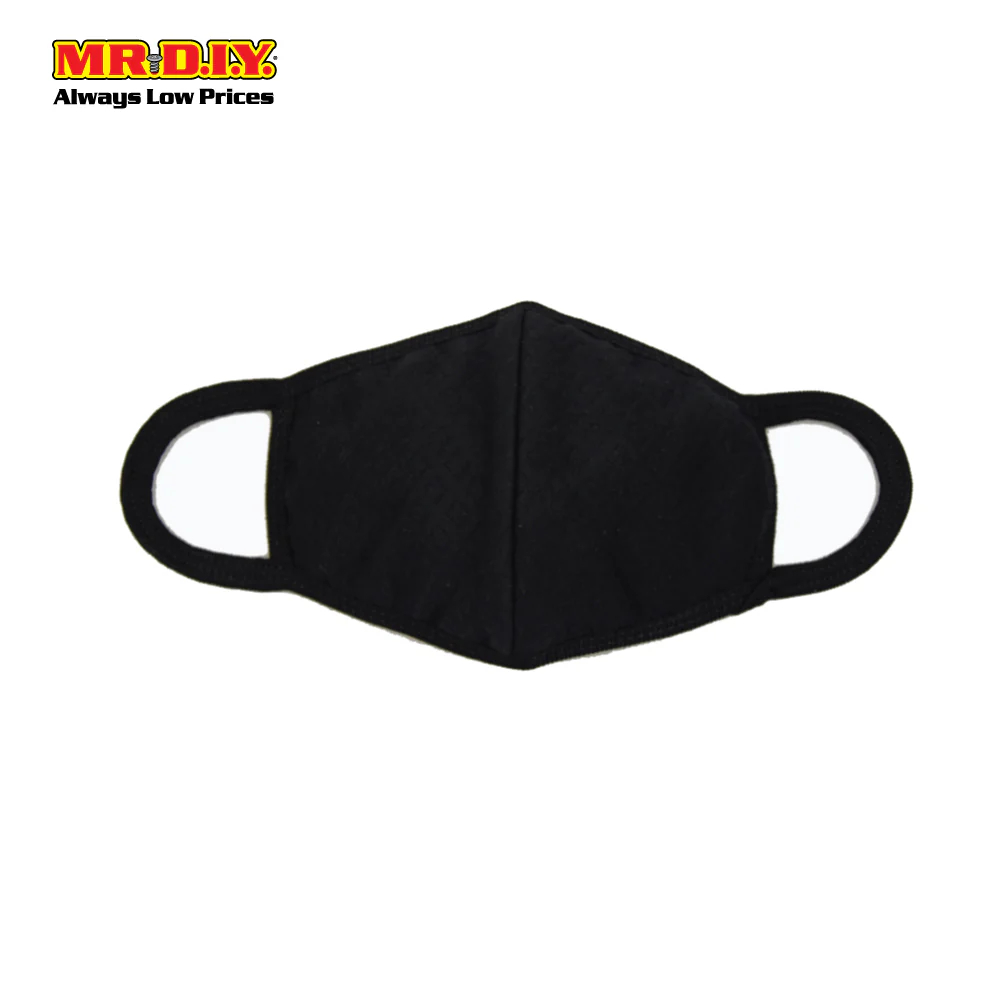 (MR.DIY) Reusable Fabric Face Mask - Black - Image 3