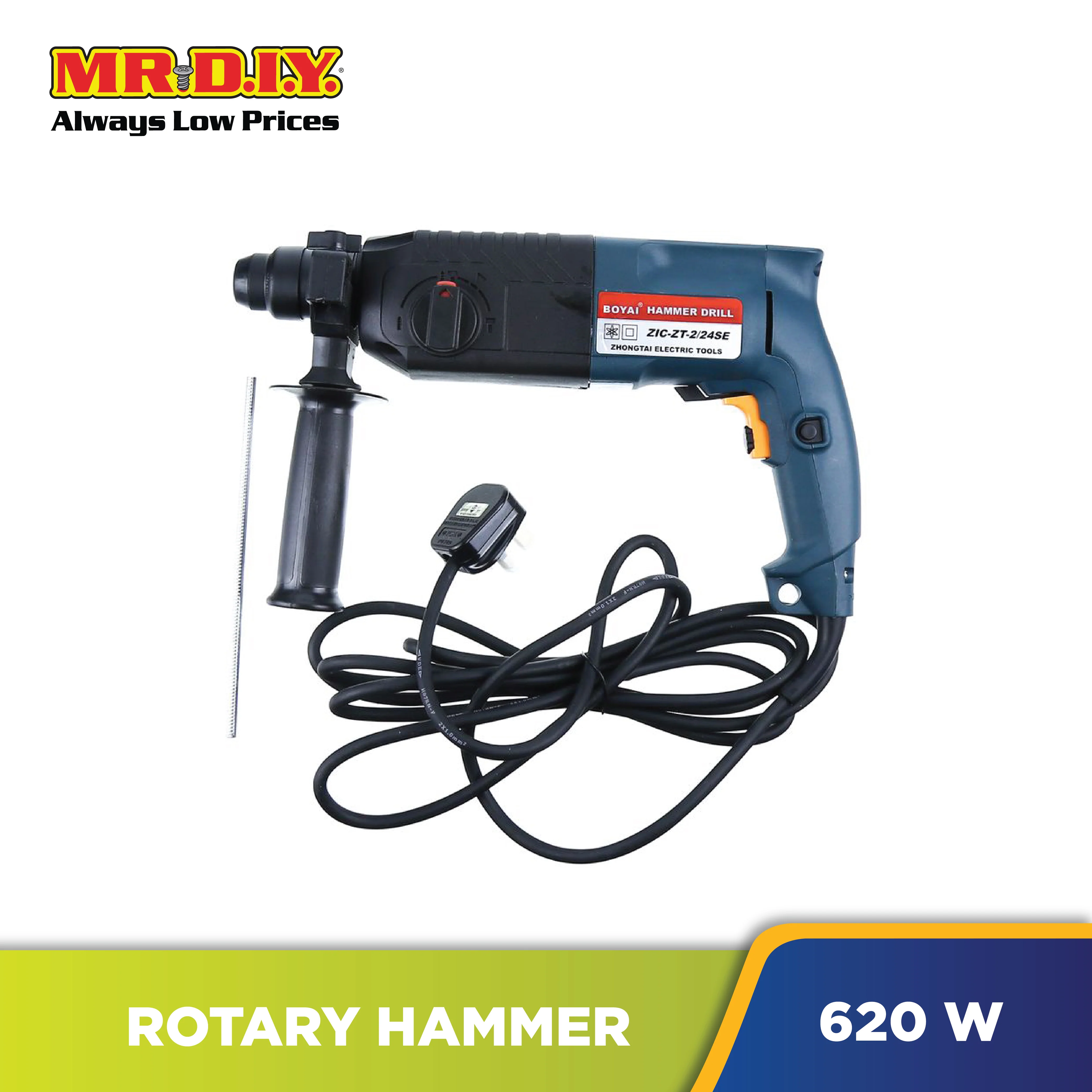 (MR.DIY) Rotary Hammer Drill Set Z1C-ZT-2/24SE - Image 2