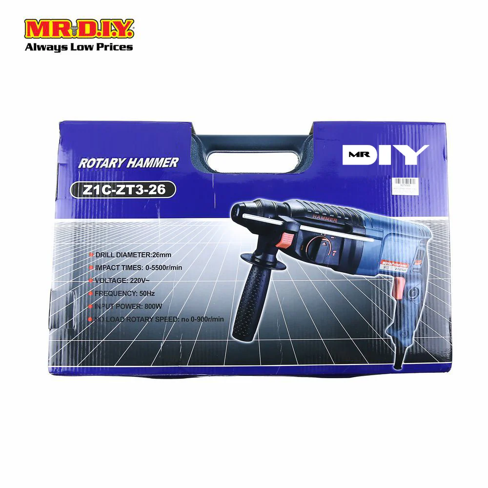 (MR.DIY) Rotary Hammer Power Drill Set Z1C-ZT3-26 - Image 3