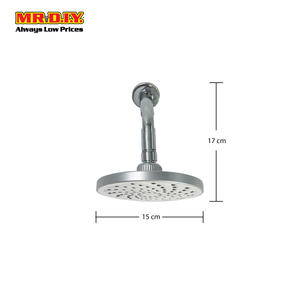 (MR.DIY) Round Shape Shower Head Set (6") - Image 5