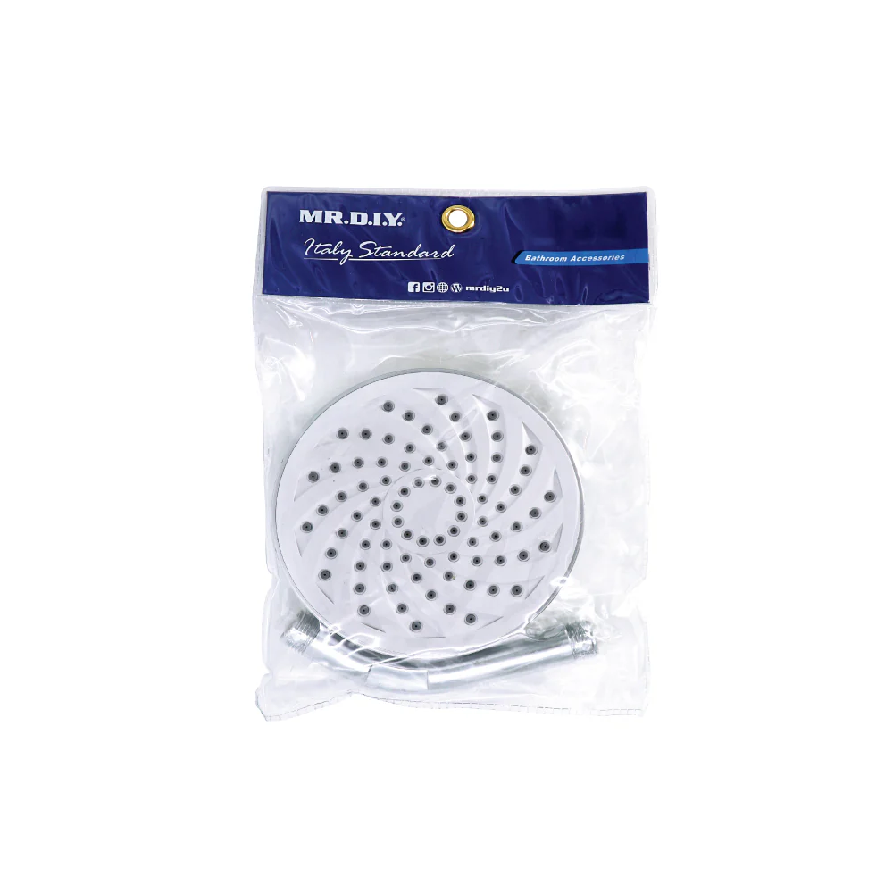 (MR.DIY) Round Shape Shower Head Set (6") - Image 6