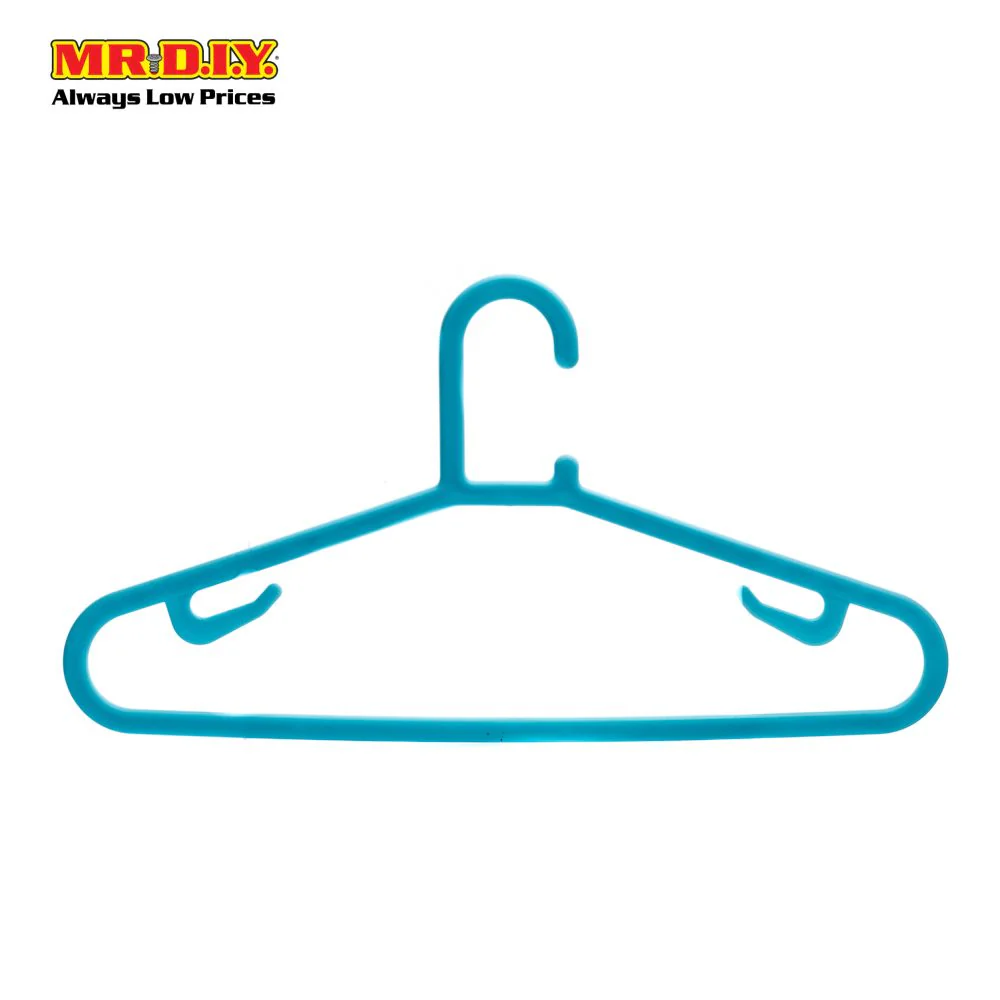 (MR.DIY) S-FRONT Dazzle Colour Plastic Hangers (6pcs) - Image 2