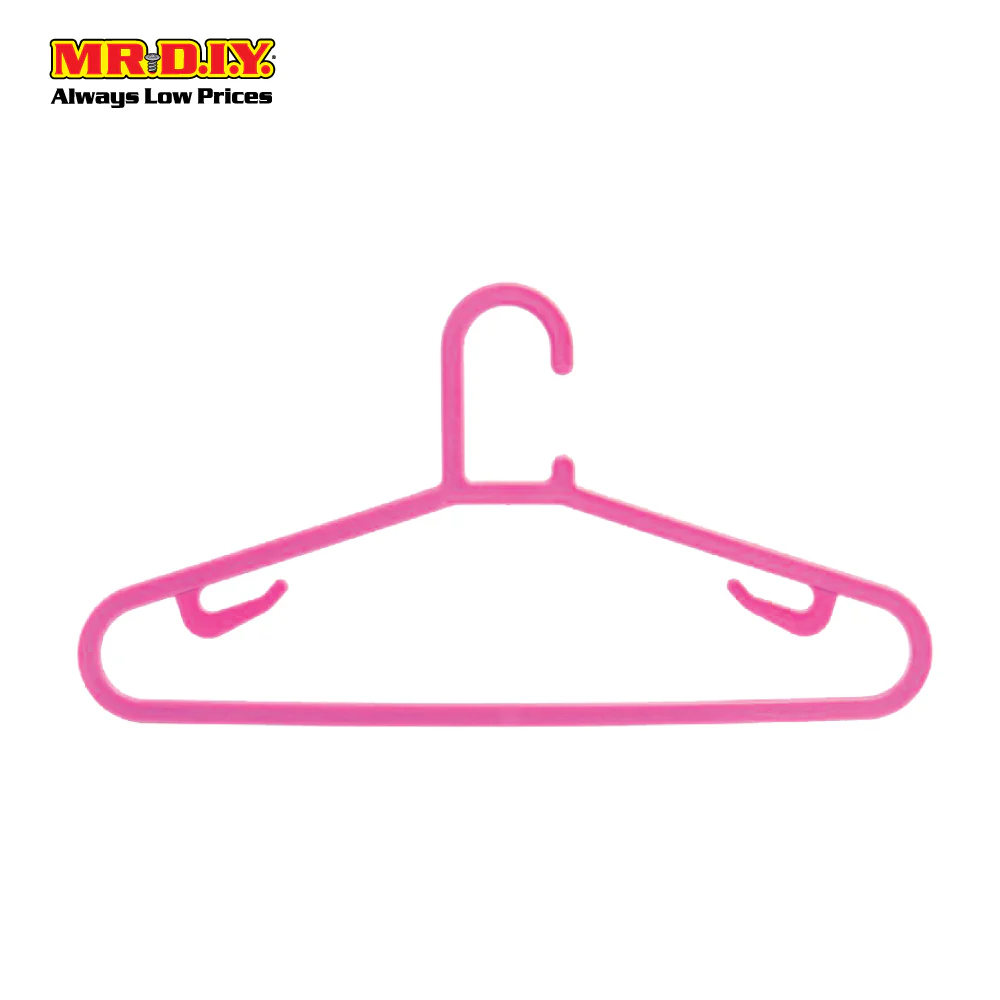 (MR.DIY) S-FRONT Dazzle Colour Plastic Hangers (6pcs) - Image 6