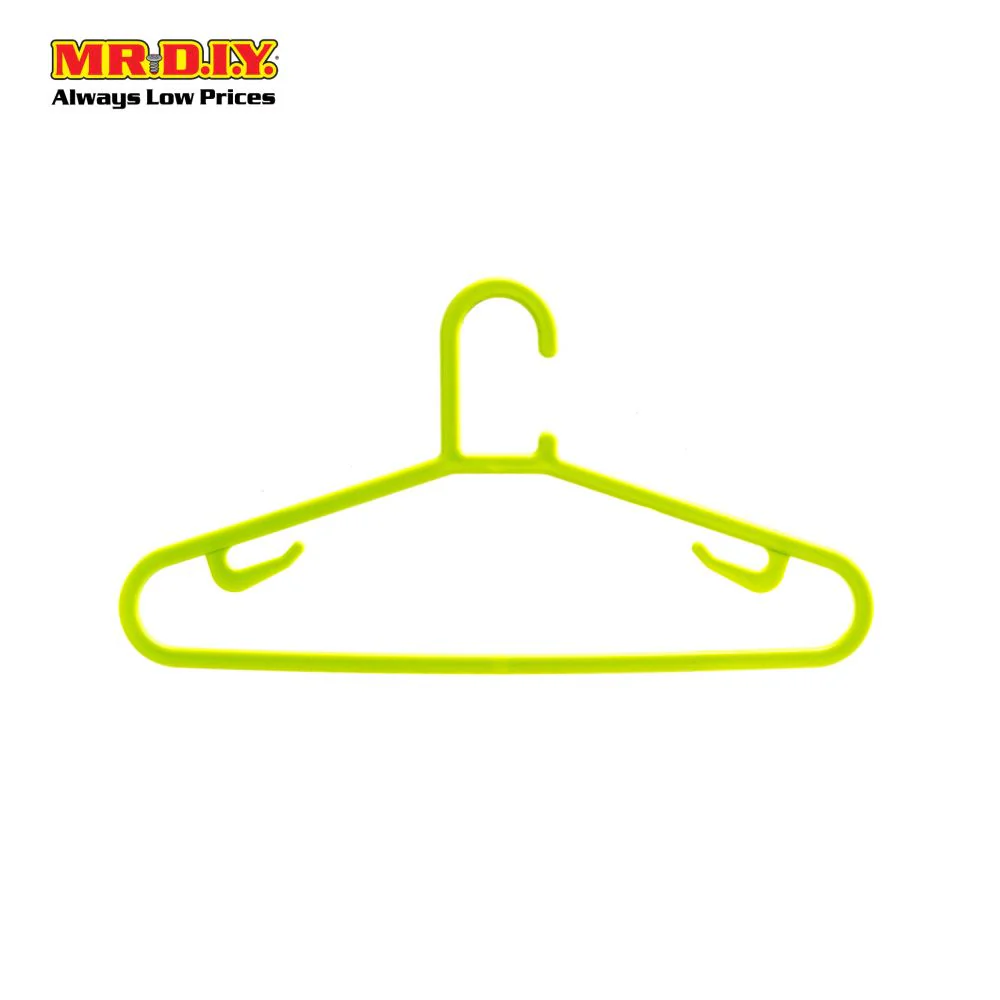 (MR.DIY) S-FRONT Dazzle Colour Plastic Hangers (6pcs) - Image 7