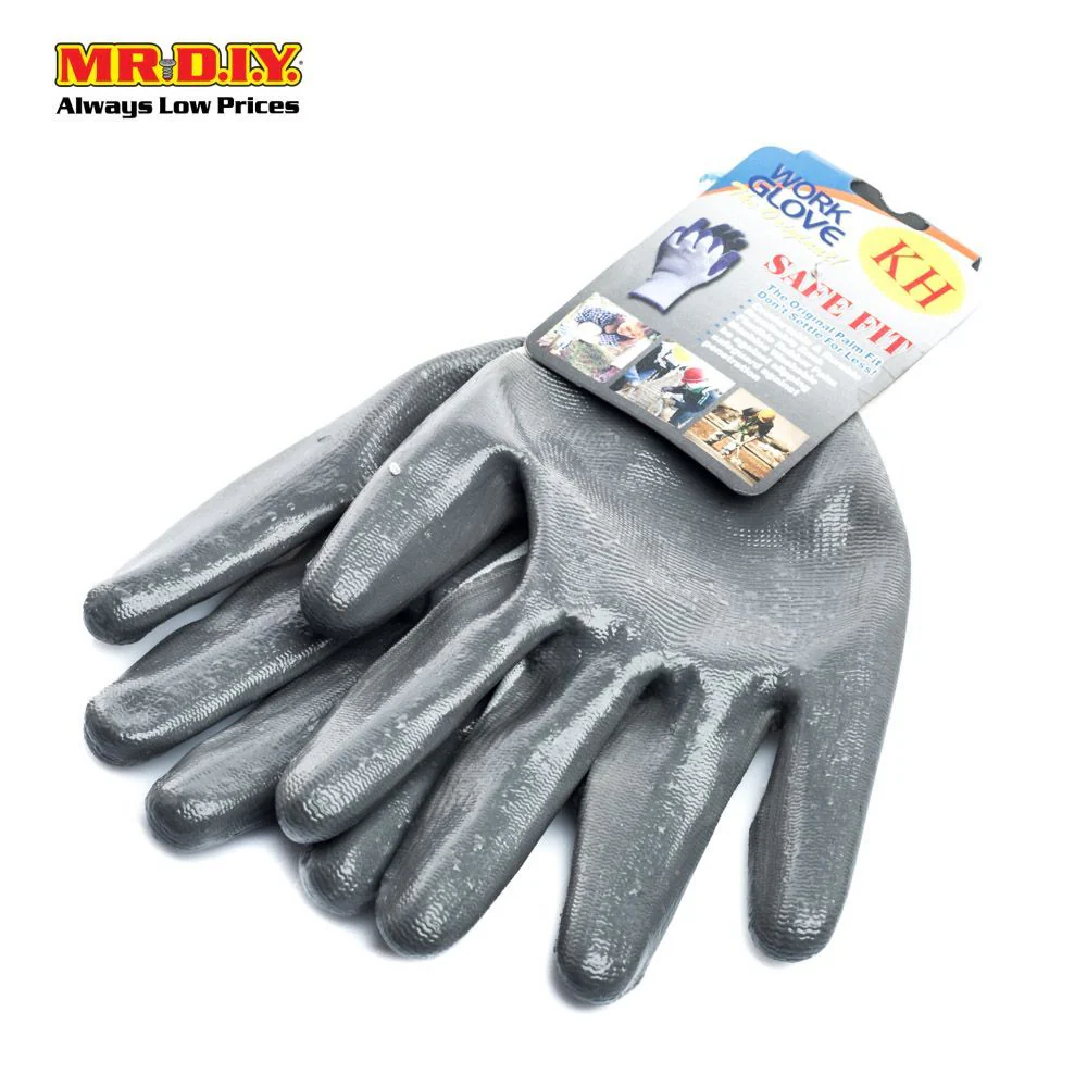 (MR.DIY) Safe Fit Rubber Palm Work Glove - Image 6