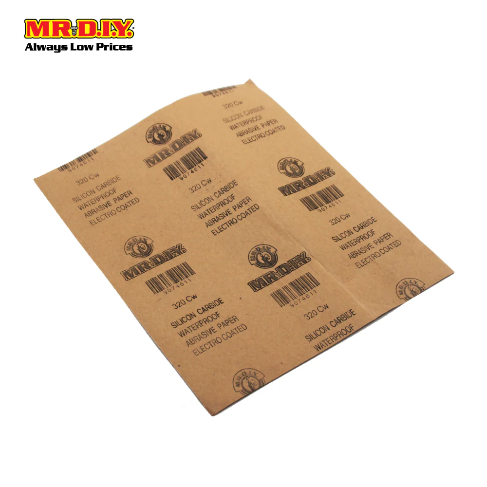 (MR.DIY) Sandpaper (320Cw) - Image 3
