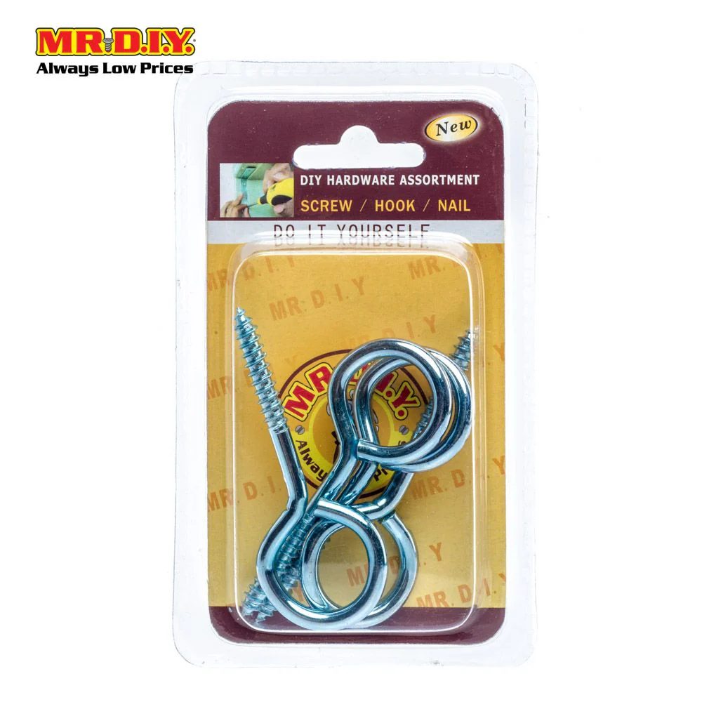 (MR.DIY) Screw Hook (7cm) - Image 2