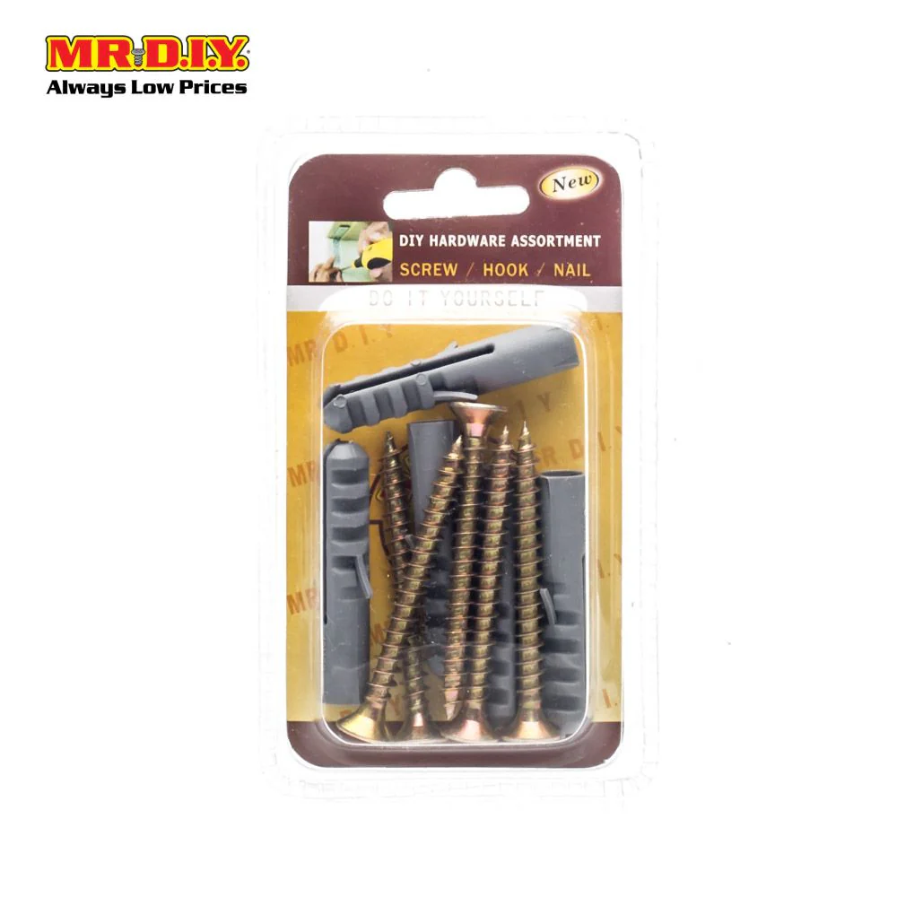 (MR.DIY) Screws & Plugs (5pc) - Image 2