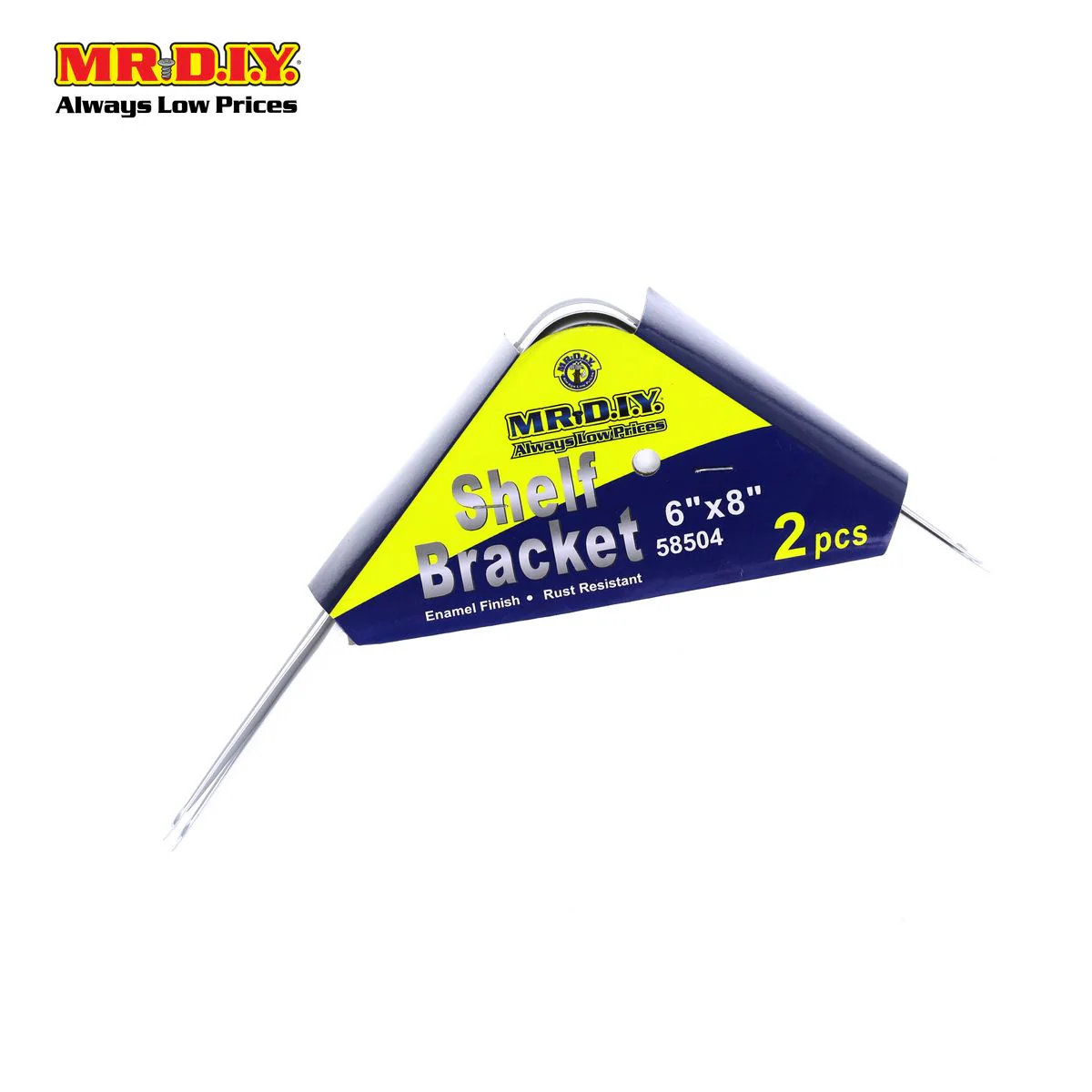 (MR.DIY) Shelf bracket 6" x 8" (2 Pieces) - Image 2