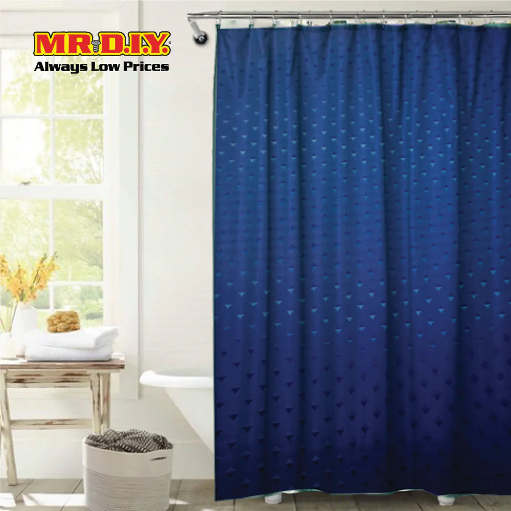(MR.DIY) Shower Curtain  (180cm x 180cm) - Image 2