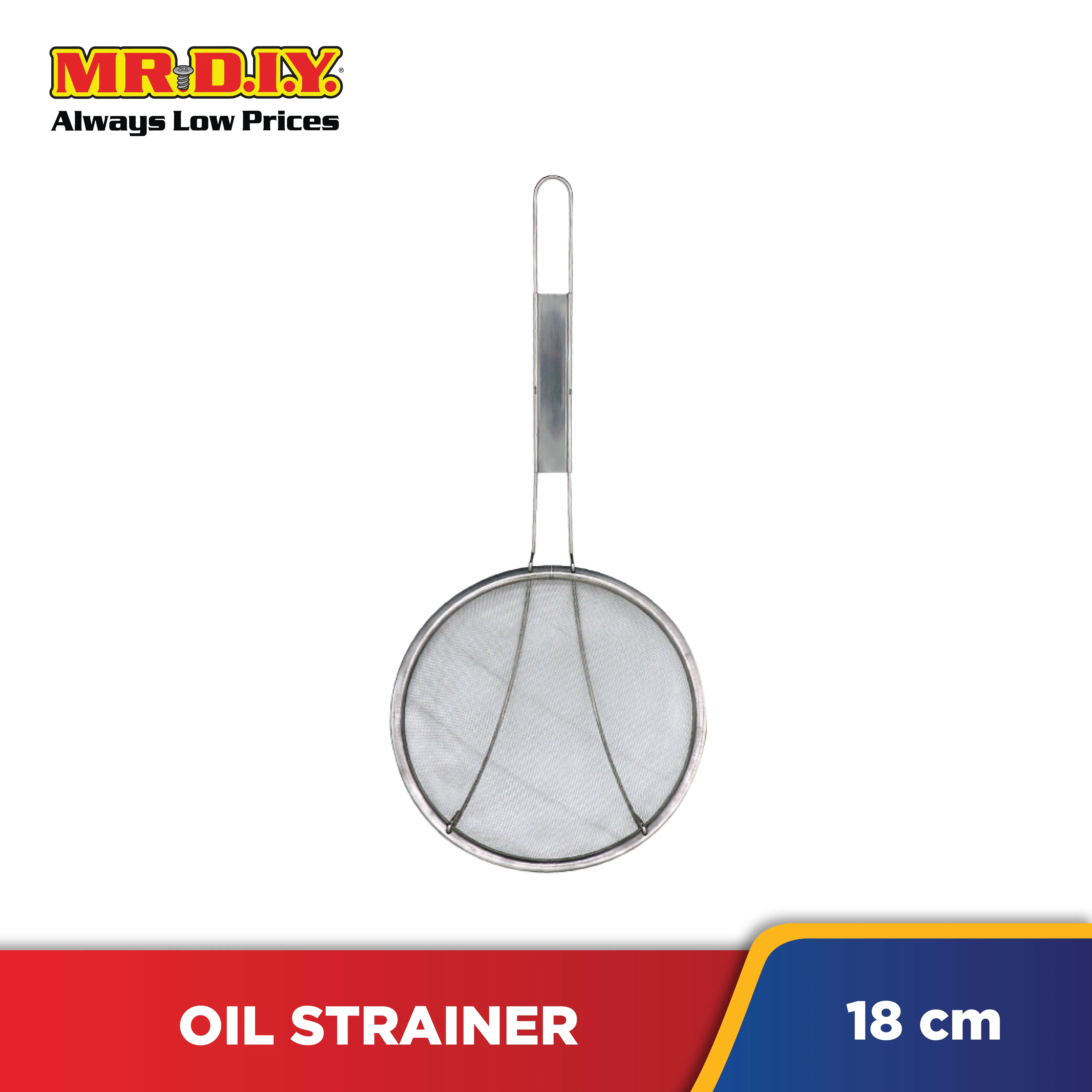 (MR.DIY) SIEVE Stainless Steel Oil Strainer (18cm) - Image 2
