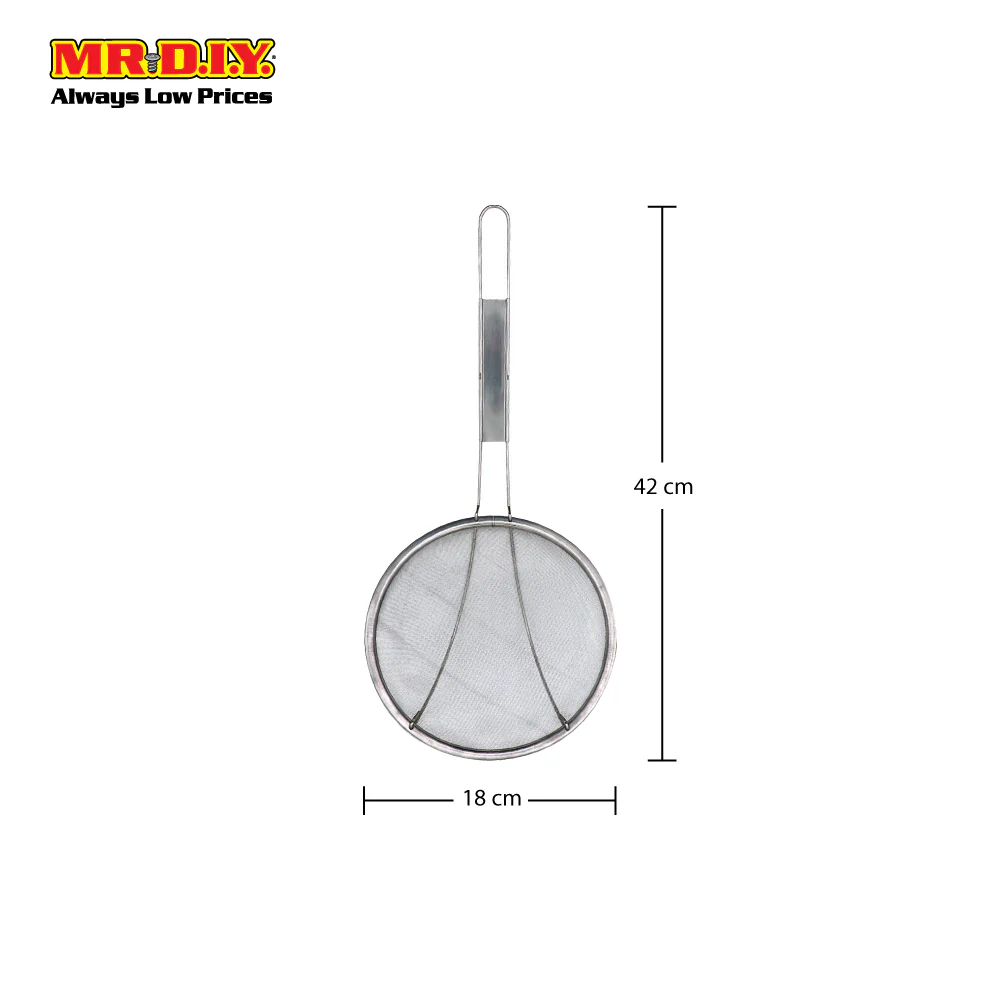 (MR.DIY) SIEVE Stainless Steel Oil Strainer (18cm) - Image 4