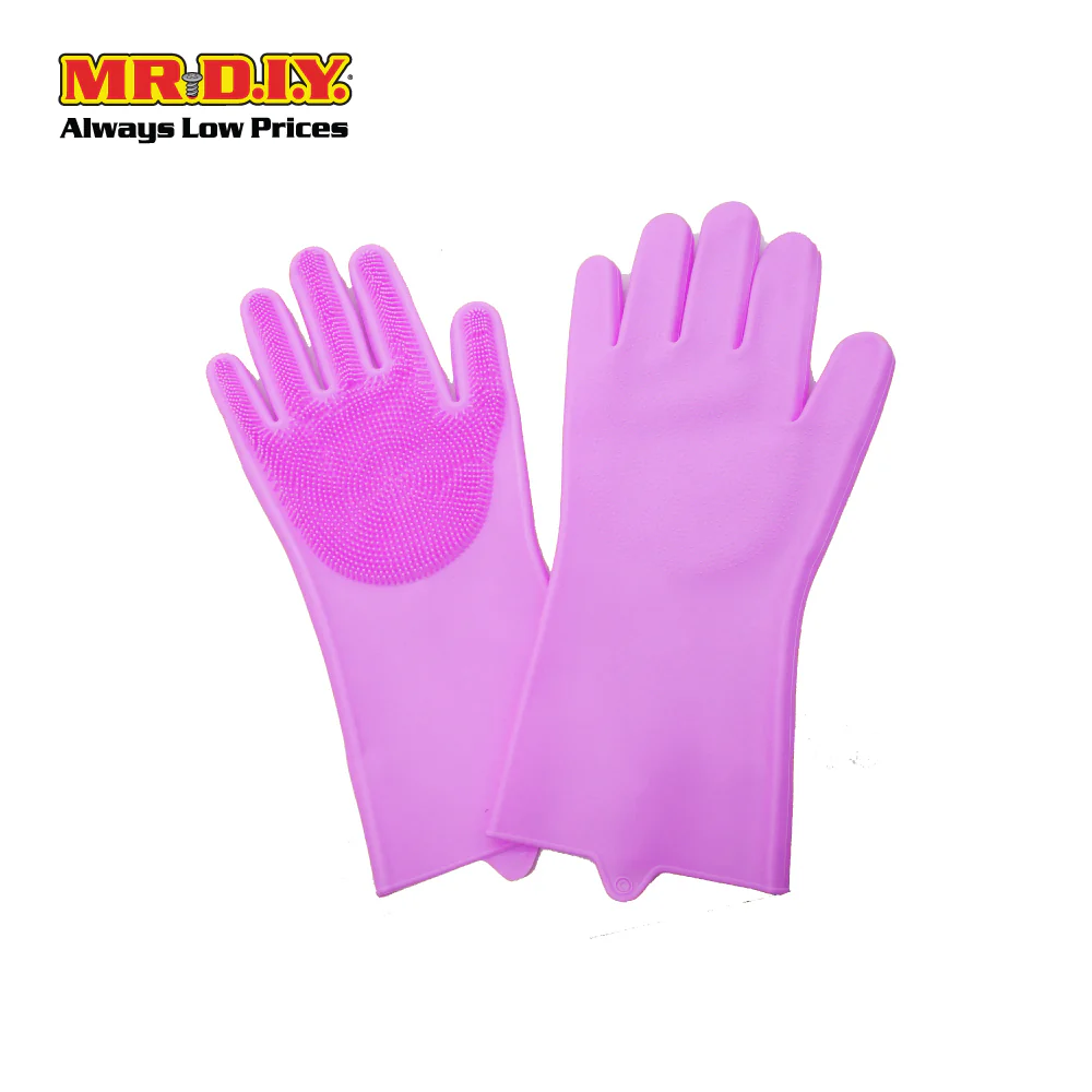 (MR.DIY) Silicone Dishwashing Rubber Gloves - Image 4