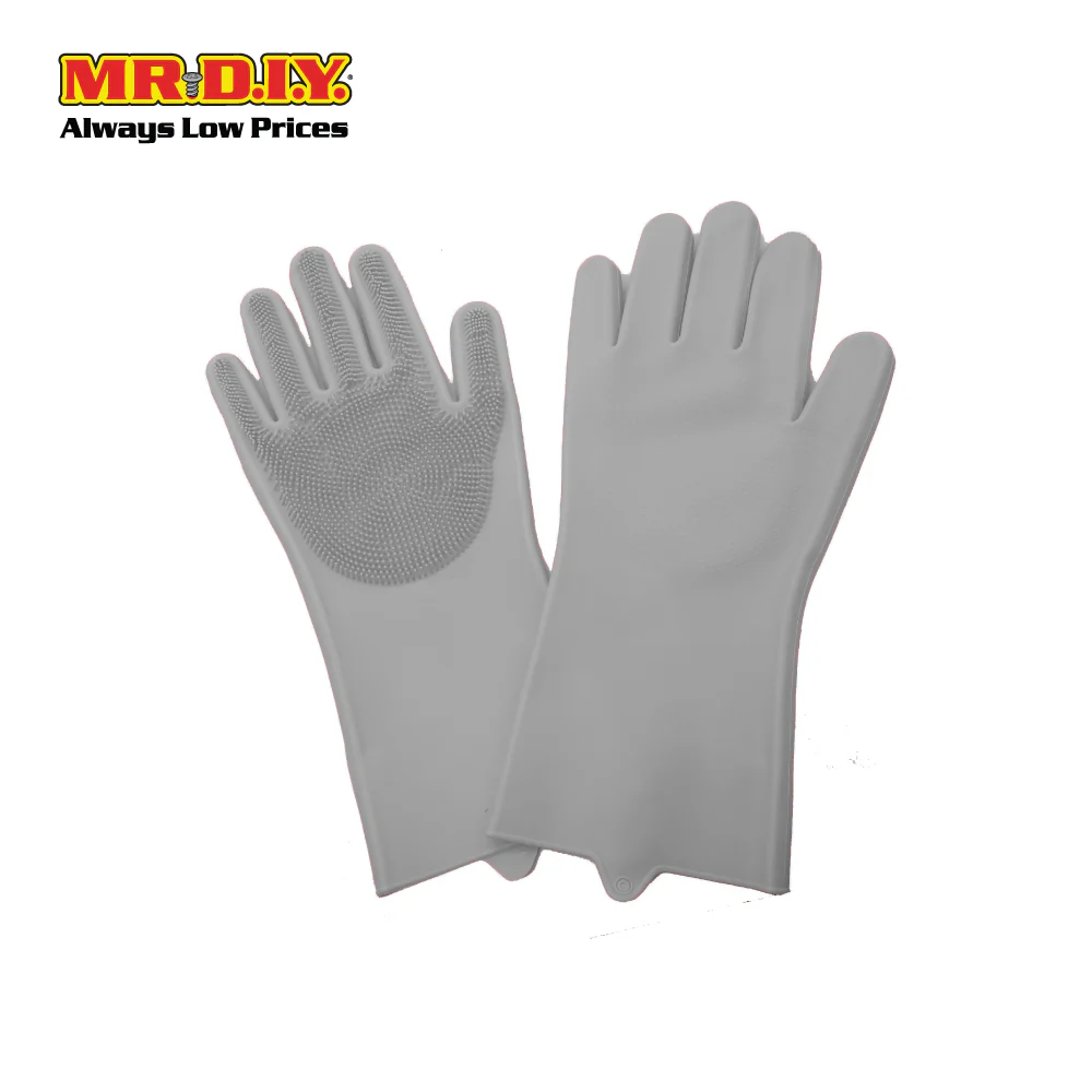 (MR.DIY) Silicone Dishwashing Rubber Gloves - Image 6