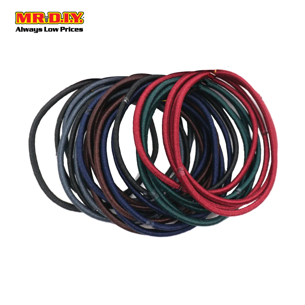 (MR.DIY) Single Rope Design Rubber Hairband (24pcs) - Image 2
