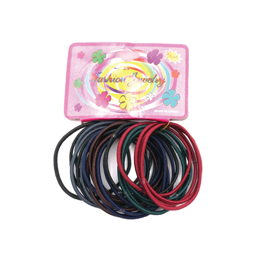 (MR.DIY) Single Rope Design Rubber Hairband (24pcs) - Image 4