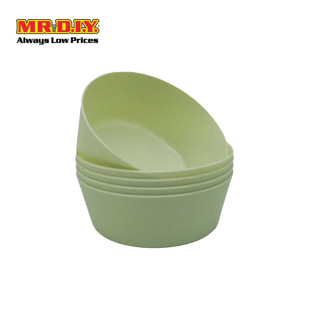(MR.DIY) Plastic Small Bowls Set (5pcs) (12cm x 12cm x7cm) - Image 2