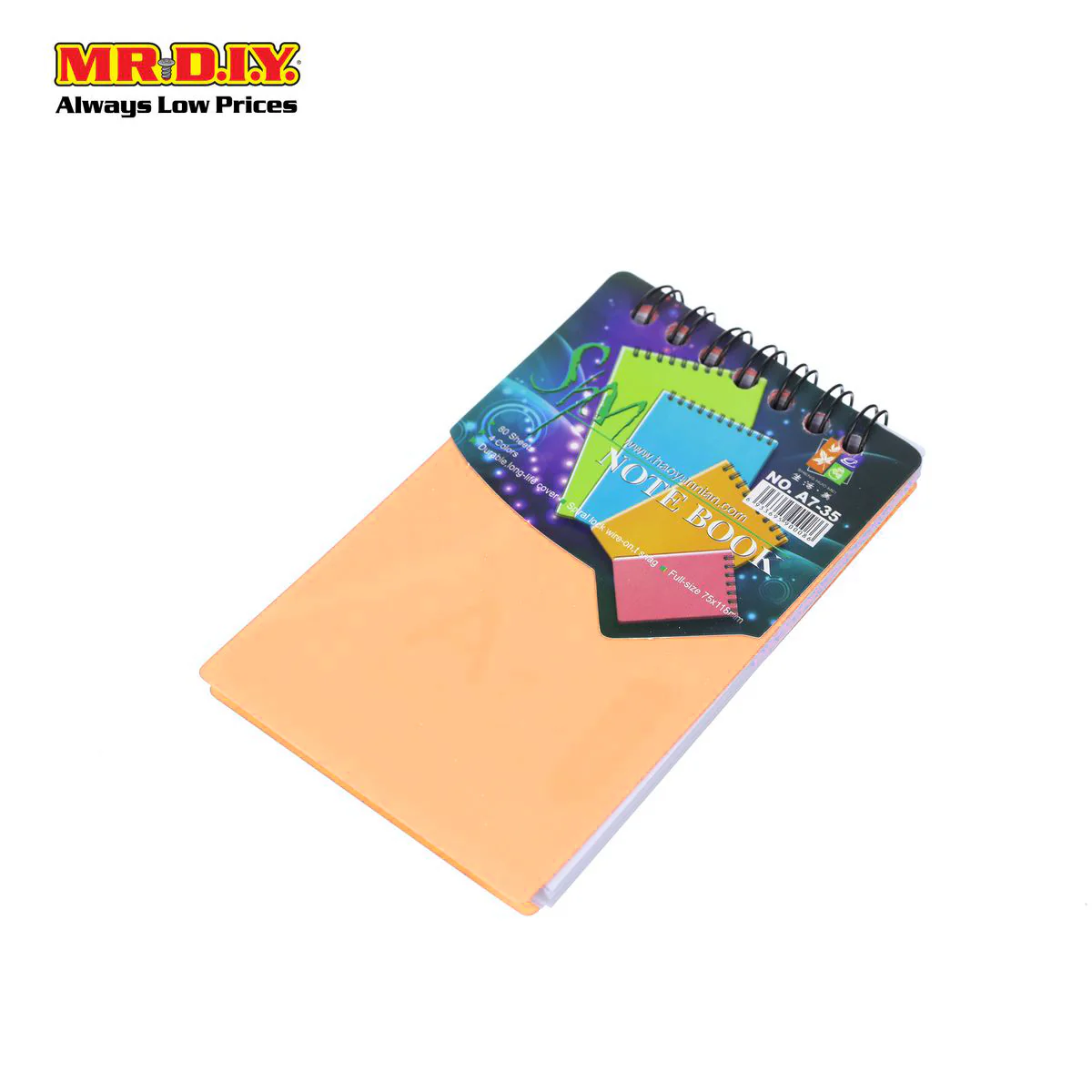 (MR.DIY) Small Note Book A7-35 - Image 5
