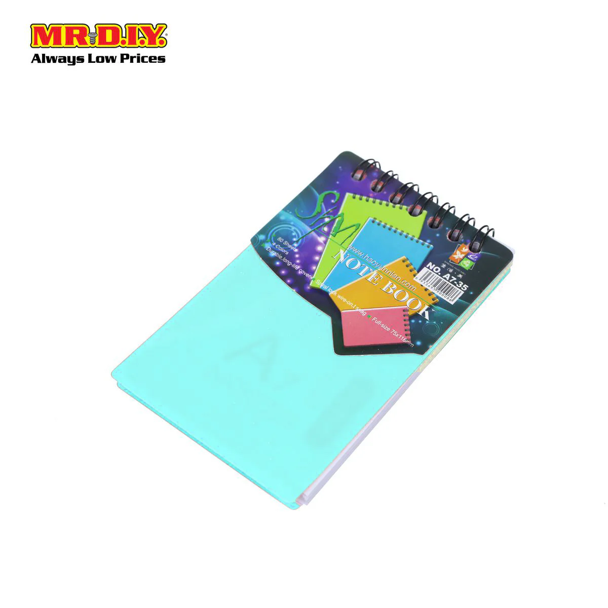 (MR.DIY) Small Note Book A7-35 - Image 7