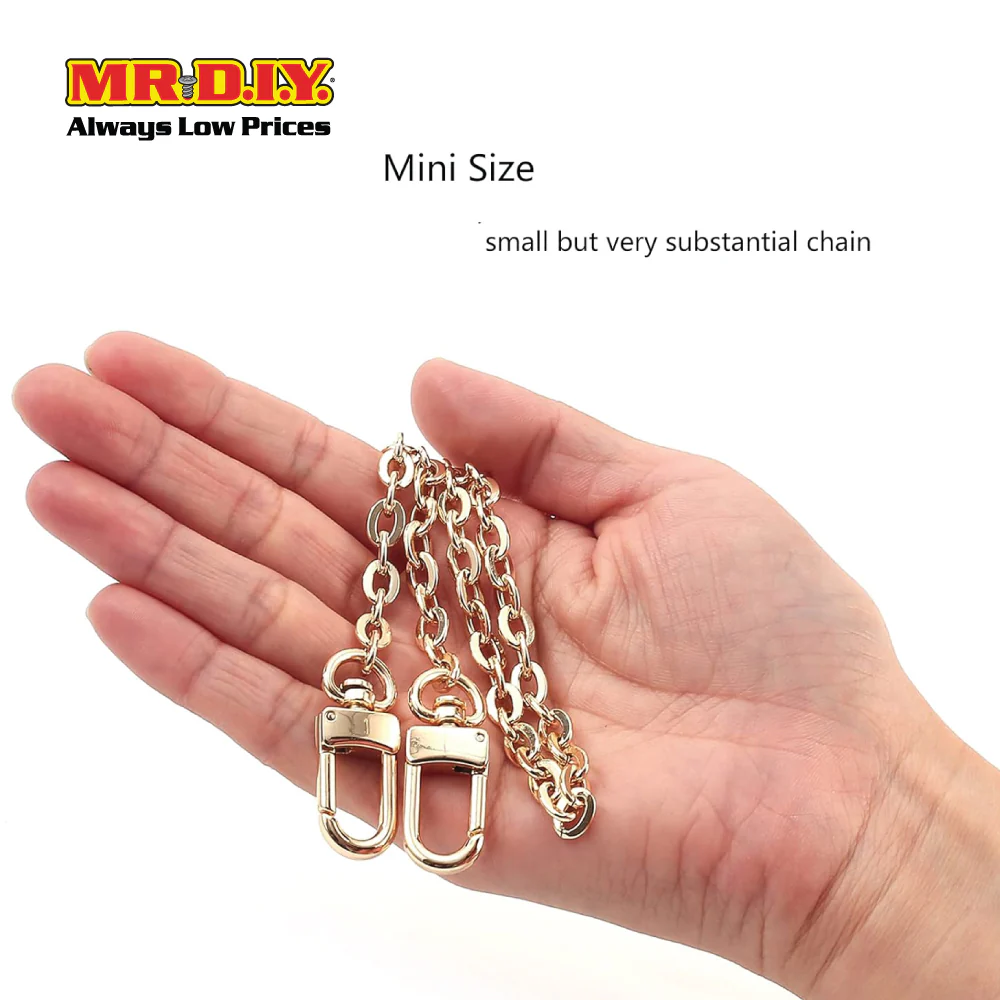 (MR. DIY) Small Puffy Bag with Strap Chain -  BLACK - Color Series - Image 6