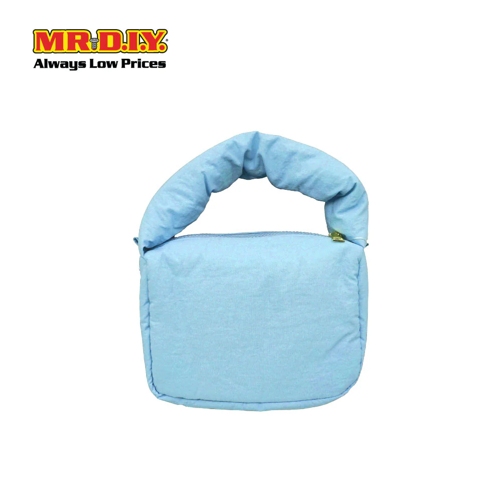 (MR. DIY) Small Puffy Bag with Strap Chain - LIGHT BLUE - Color Series