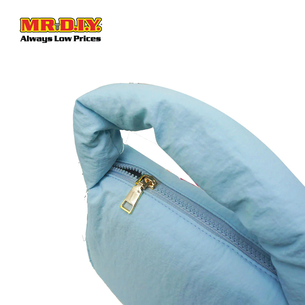 (MR. DIY) Small Puffy Bag with Strap Chain - LIGHT BLUE - Color Series - Image 4