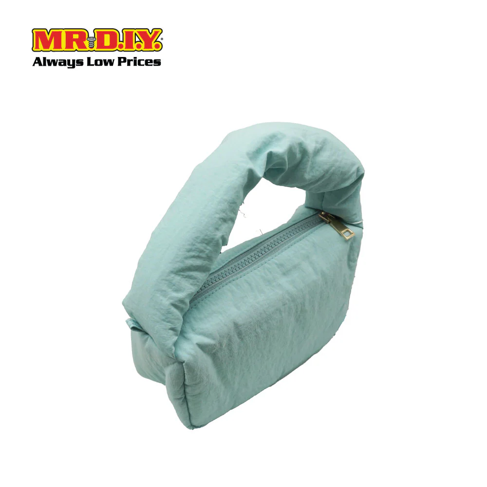 (MR. DIY) Small Puffy Bag with Strap Chain -  LIGHT GREEN - Color Series - Image 2