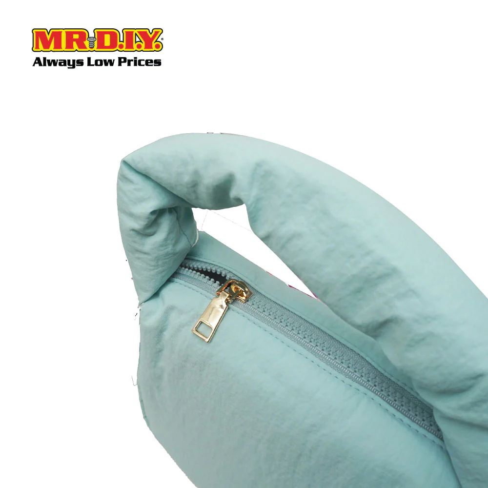 (MR. DIY) Small Puffy Bag with Strap Chain -  LIGHT GREEN - Color Series - Image 4