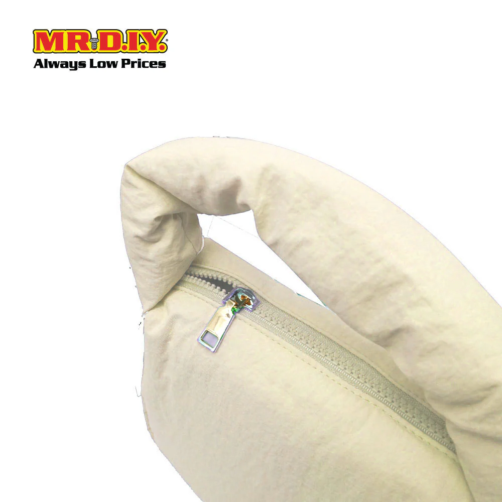 (MR. DIY) Small Puffy Bag with Strap Chain -  OFF WHITE - Color Series - Image 2