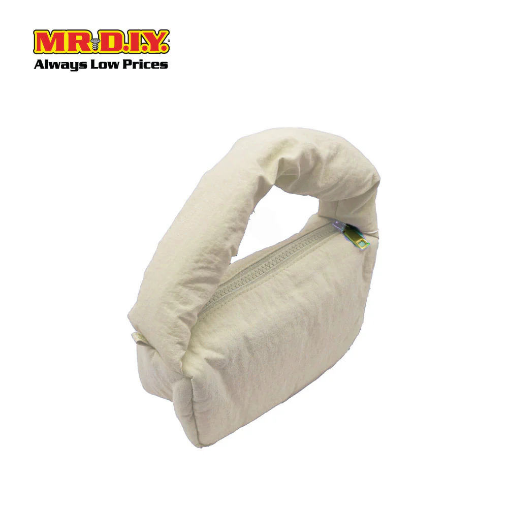 (MR. DIY) Small Puffy Bag with Strap Chain -  OFF WHITE - Color Series - Image 5