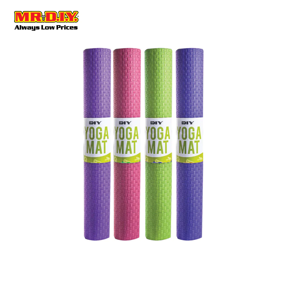(MR.DIY) TPE Soft Colored Non-Slip Fitness High Density Yoga Mat (90cm x 190cm) - Image 3