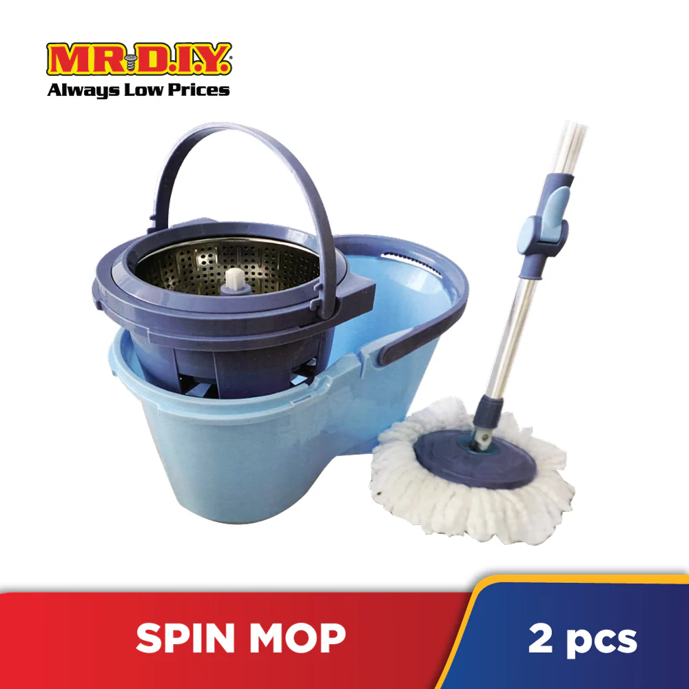 (MR.DIY) Spin Mop Bucket With Removable Basket Set - Image 2