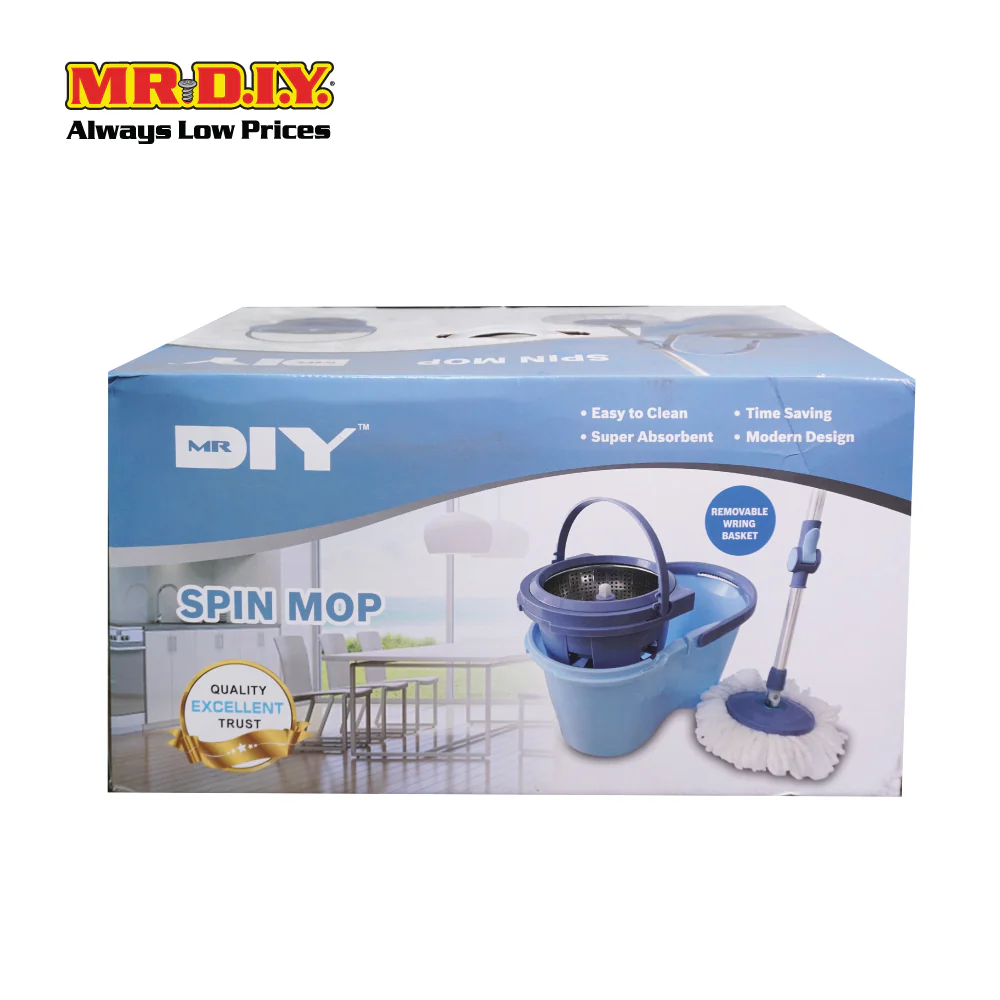 (MR.DIY) Spin Mop Bucket With Removable Basket Set - Image 3