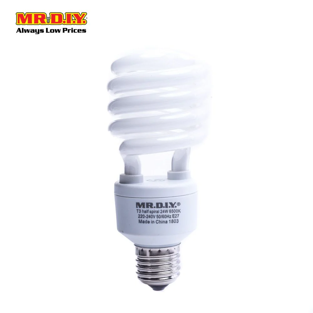 (MR.DIY) Spiral LED Bulb Daylight E27 (24W) - Image 2