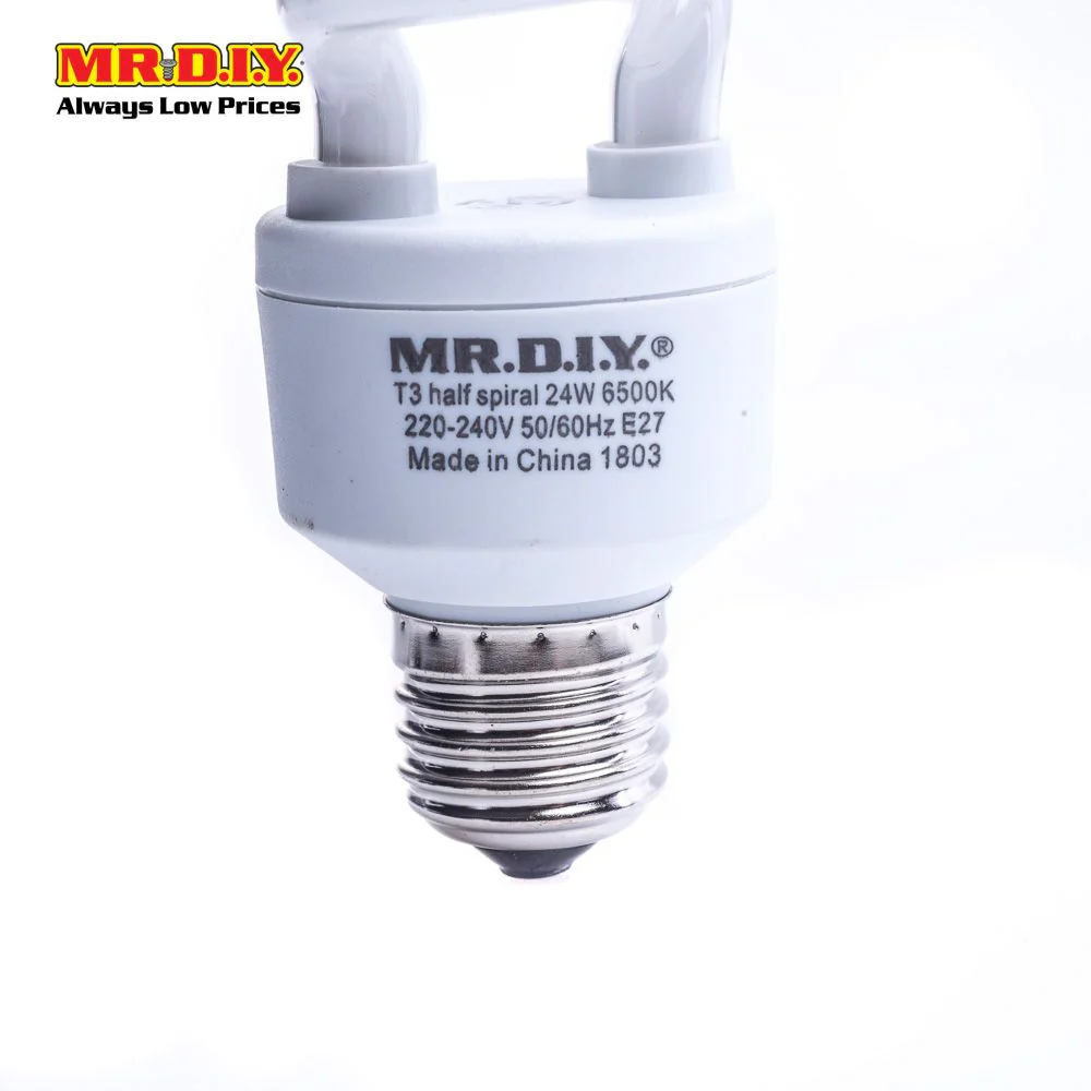 (MR.DIY) Spiral LED Bulb Daylight E27 (24W) - Image 3