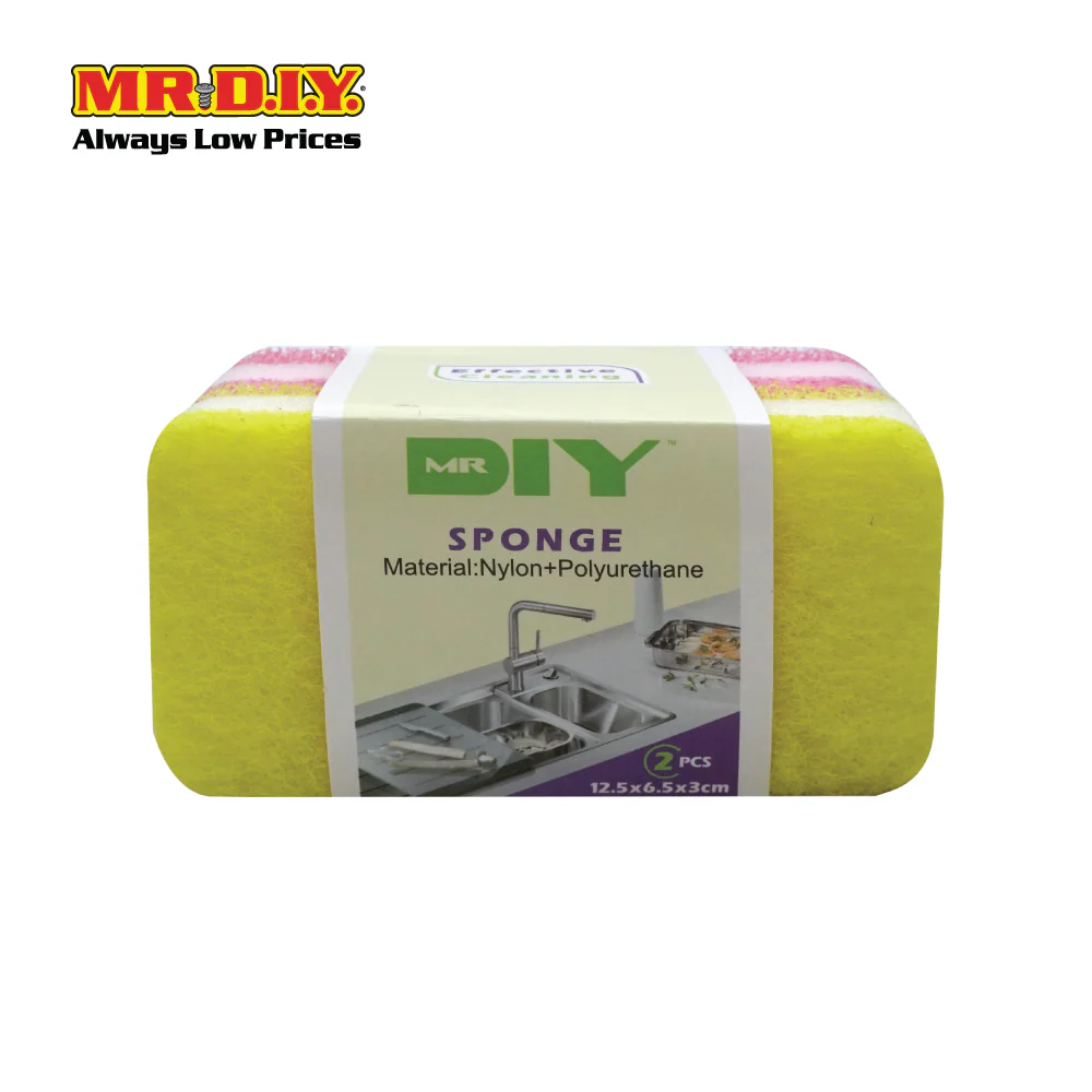 (MR.DIY) Sponge 2 pcs - Image 2