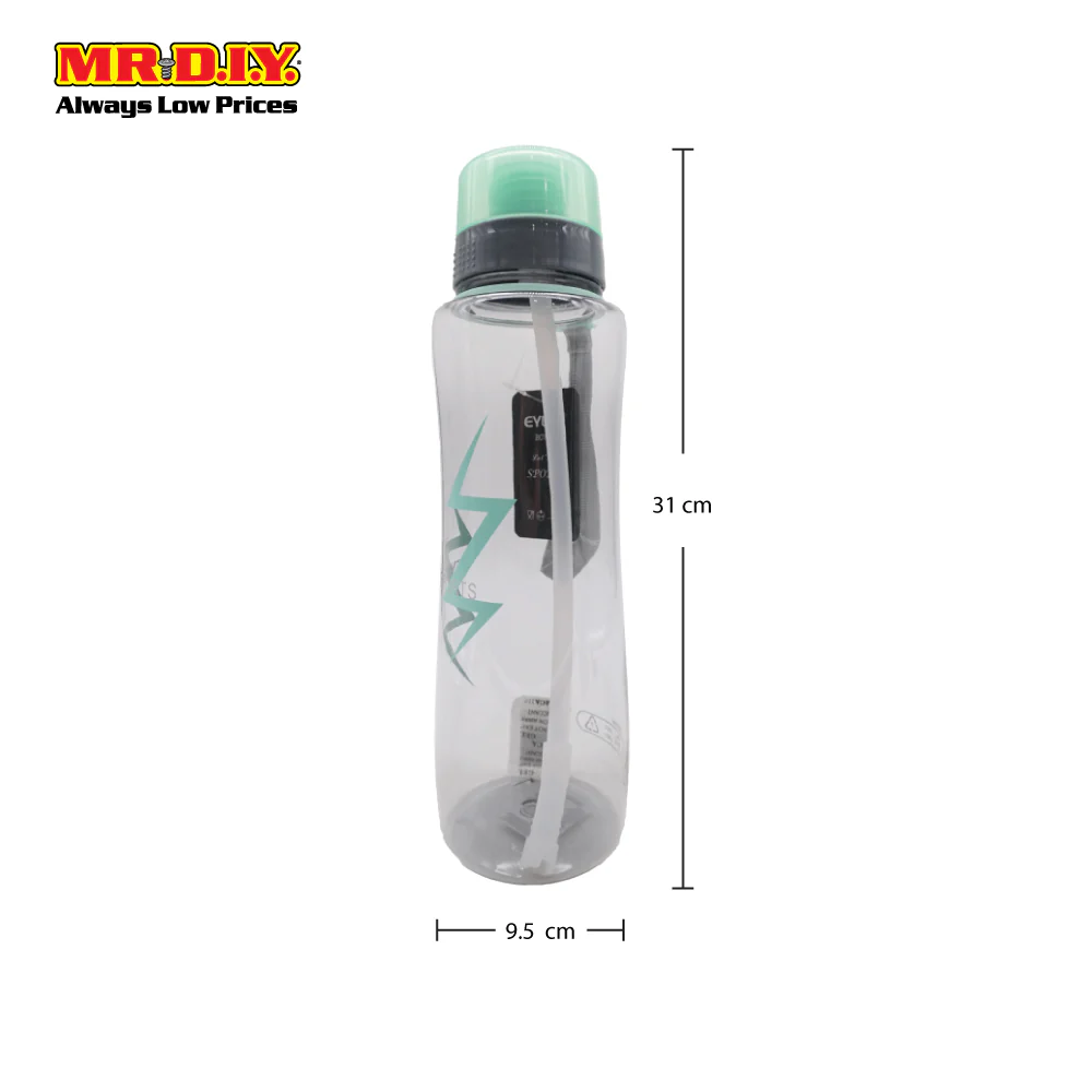 (MR.DIY) Sport Flash Push Open Button Water Bottle JL-8006 (1400ml) - Image 4