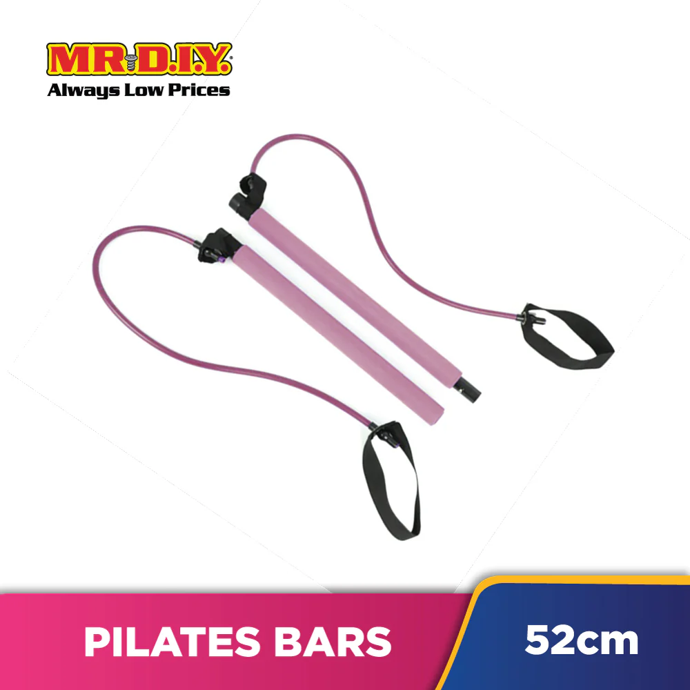(MR.DIY) Portable Home Gym Elastic Resistance Band Yoga Pilates Training Bar - Image 2