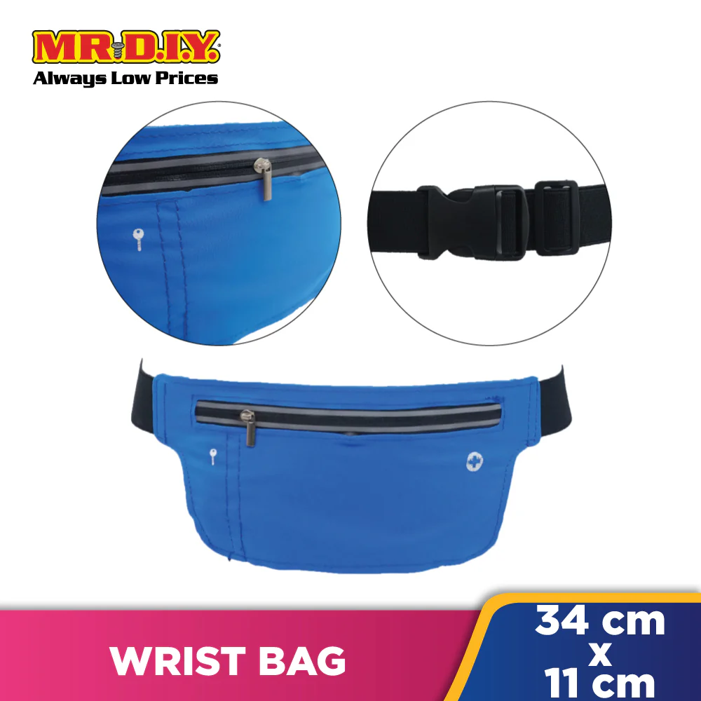 (MR.DIY) Unisex Sports Exercise Running Waist Bag Pouch (34cm x 11cm) - Image 2